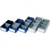 Boîte pour étagère L500xl160xH100/112 mm gris PS LA-KA-PE (Par 15)