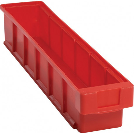 Boîte pour étagère VKB L500xl93xH83 mm rouge polypropylène LA-KA-PE (Par 16)