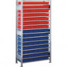 Étagère à emboîter H2000xl1000xP500 mm étagère de base 16 supports en acier 75 x
