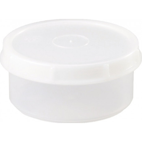 Boîte 250 ml avec bouchon à vis rond naturel H50xD104 mm HÜNERSDORFF