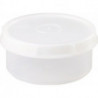 Boîte 250 ml avec bouchon à vis rond naturel H50xD104 mm HÜNERSDORFF