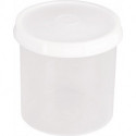 Boîte 1000 ml avec bouchon à vis rond naturel H126xD125 mm HÜNERSDORFF