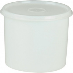Boîte 1000 ml avec couvercle cloche rond naturel H110xD136 mm HÜNERSDORFF