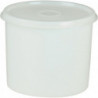 Boîte 1000 ml avec couvercle cloche rond naturel H110xD136 mm HÜNERSDORFF