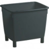 Conteneur d'évacuation / à déchets L790xl605xH680 mm polyéthylène (HDPe) gris basalte CRAEMER