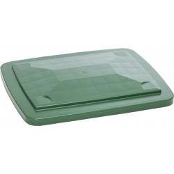 Couvercle L790xl605 mm vert polyéthylène HD pour bacs de transport 210 l CRAEMER