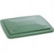Couvercle L945xl725 mm vert polyéthylène HD pour bacs de transport 400 l CRAEMER
