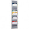 Planificateur d'atelier H1278xl315xP74 mm télégris RAL 7045 1 rangée EICHNER