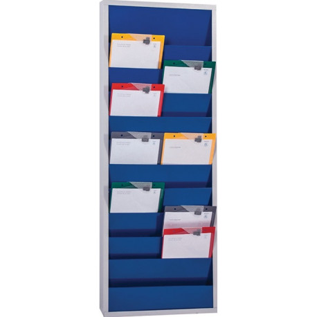 Planificateur d'atelier H1278xl554xP74 mm bleu marine ultra RAL 5002 2 rangées