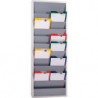 Planificateur d'atelier H1278xl554xP74 mm télégris RAL 7045 2 rangées EICHNER