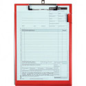Sac d’application avec fermeture autoagrippante Format A4 rouge UE 10 pièces EIC (Par 10)