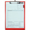 Sac d’application avec fermeture autoagrippante Format A4 rouge UE 10 pièces EIC (Par 10)