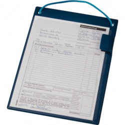 Sac d’application avec ferm. velcro, corde et pochettes Format A4 bleu UE 10 pièces EICHNER (Par 10)