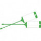 Remorque à marchandises vert neutre 100 pièces/carton EICHNER