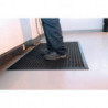 Revêtement de sol du poste de travail tapis fini L1500xl.900xép.10 mm noir caoutchouc COBA