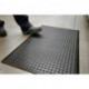 Revêtement de sol du poste de travail tapis fini L1200xl.900xép.14 mm noir SBR-c