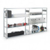Rayonnage à grands compartim. à emboîter H2000xl1700xP500 mm étagère d’extension