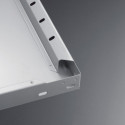 Tablette l.1000xP300 mm capacité de charge 150 kg tôle d’acier argent galvanisé pour étagères à emboîter 2 pièces/UE META