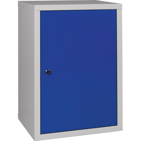 Armoire à suspendre H600xl400xP300 mm tôle pleine 1 fond tôle d’acier gris clai