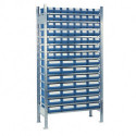 Étagère à emboîter H2000xl1000xP300 mm étagère d’extension 14 supports en acier