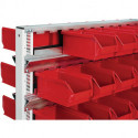 Rail d'accrochage longueur 1010 mm galvanisé adapté à étagère à poser/murale 4 p
