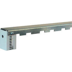 Rail de couverture longueur 1010 mm galvanisé pour étagère à poser/murale 1 pièce
