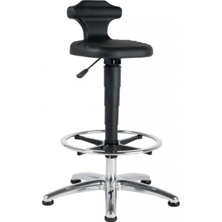 Siège assis-debout Flex mousse intégrale réglage de la hauteur du siège 510-780mm avec anneau de pied ESD BIMOS