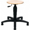 Tabourets pivotants avec patins hêtre naturel réglage de la hauteur du siège 390-520mm TOPSTAR