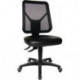 Chaise d’atelier pivotante TEC 80 rouleaux mousse polyuréthane noire 410-540 mm TOPSTAR