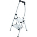 Escabeau pliant marche plateforme y comp. 2 hauteur de la plate-forme 490 mm alu marches avec nervurage antidérapant HAILO
