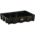 Bac collecteur 60 l L800xB600xH165 mm polyéthylène sans grille en PE CEMO