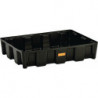 Bac collecteur 60 l L800xB600xH165 mm polyéthylène sans grille en PE CEMO
