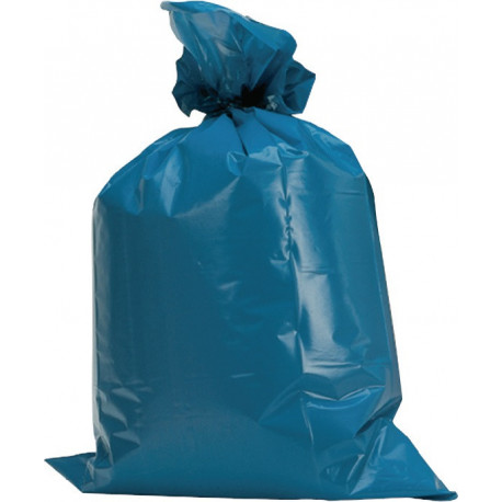 Sac en plastique 120 l LD-PE bleu 60 Âµm l.700xL1100 mm 250 pièces/carton