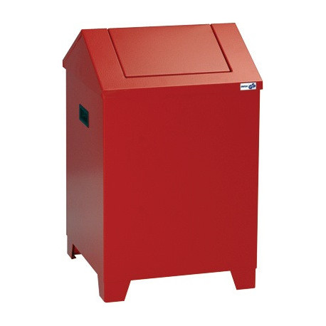 Bac pour laine de nettoyage H680xl400xP400 mm boîtier rouge pompier RAL 3000/cl