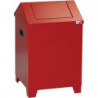 Bac pour laine de nettoyage H680xl400xP400 mm boîtier rouge pompier RAL 3000/cl