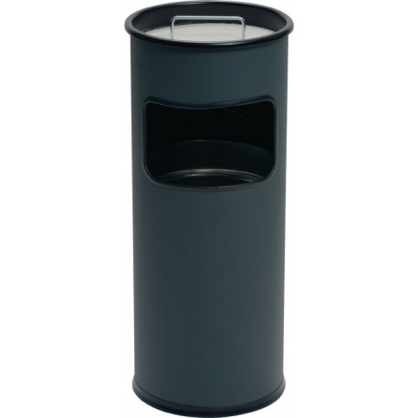 Combiné cendrier-poubelle D.260xH620 mm anthracite tôle d’acier DURABLE