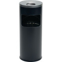 Combiné cendrier-poubelle D.250xH630 mm noir tôle d’acier DURABLE