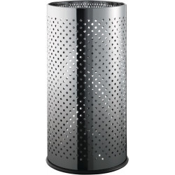 Porte-parapluies D.244 mmxH495 mm acier inoxydable argent troué HELIT