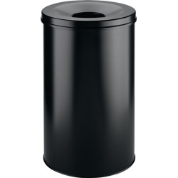 Poubelle H662xD.375 mm 60 l noir DURABLE