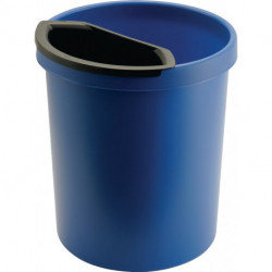Réceptacle à déchets plastique noir 6 l adapté à corbeille à papier 30 l HELIT (Par 5)