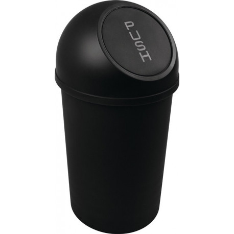 Poubelle H490xD.253 mm 13 l noir HELIT