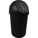 Poubelle H490xD.253 mm 13 l noir HELIT