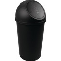 Poubelle H615xD.312 mm 25 l noir HELIT
