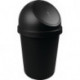 Poubelle H700xD.403 mm 45 l noir HELIT