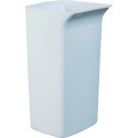 Poubelle de tri 40 l H590xl320xP360 mm blanc sans couvercle DURABLE