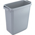 Poubelle de tri 60 l H600xl280xP590 mm gris sans couvercle, conv. à l’usage alim. DURABLE