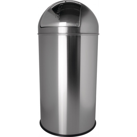 Poubelle D.360xH745 mm 50 l acier inoxydable HELIT