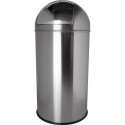 Poubelle D.360xH745 mm 50 l acier inoxydable HELIT