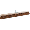 Balais coco longueur 800 mm avec sup. de manche métallique bois plat SOREX