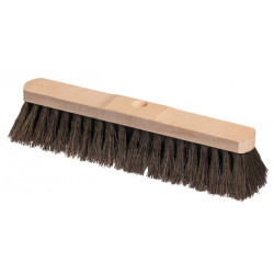 Balais longueur Arenga 600 mm avec trou d’emmanchement monture bois SOREX